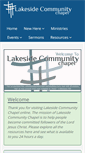 Mobile Screenshot of lakesidechapel.com